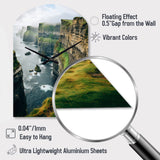 Ireland Cliffs Of Moher I - Asymmetric Metal Wall Clock