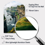 Ireland Cliffs Of Moher I - Asymmetric Metal Wall Clock