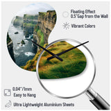 Ireland Cliffs Of Moher I - Asymmetric Metal Wall Clock