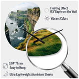 Ireland Cliffs Of Moher I - Asymmetric Metal Wall Clock