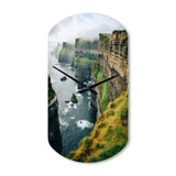 Ireland Cliffs Of Moher I - Asymmetric Metal Wall Clock