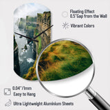 Ireland Cliffs Of Moher I - Asymmetric Metal Wall Clock