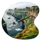 Ireland Cliffs Of Moher I - Asymmetric Metal Wall Clock