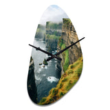 Ireland Cliffs Of Moher I - Asymmetric Metal Wall Clock