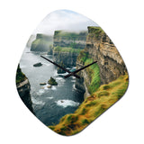 Ireland Cliffs Of Moher I - Asymmetric Metal Wall Clock