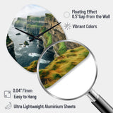 Ireland Cliffs Of Moher I - Asymmetric Metal Wall Clock