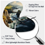 Ireland Dingle Peninsula Clif II - Asymmetric Metal Wall Clock
