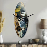 Ireland Dingle Peninsula Clif II - Asymmetric Metal Wall Clock