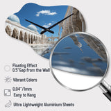 Islam Art Masjid Al-Aqsa - Asymmetric Metal Wall Clock