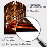 Islam Art The Inner II - Asymmetric Metal Wall Clock