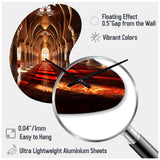 Islam Art The Inner II - Asymmetric Metal Wall Clock
