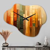 Islam Art The Pillars II - Asymmetric Metal Wall Clock