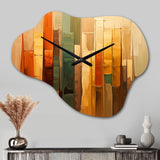 Islam Art The Pillars II - Asymmetric Metal Wall Clock