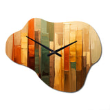 Islam Art The Pillars II - Asymmetric Metal Wall Clock