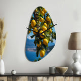 Italy Sorrento Serenade II - Asymmetric Metal Wall Clock