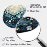 Japon Art Serene Zen Minimalism IV - Asymmetric Metal Wall Clock