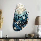 Japon Art Serene Zen Minimalism IV - Asymmetric Metal Wall Clock