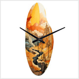 Bold Landscape Canyon Desert VI - Asymmetric Metal Wall Clock