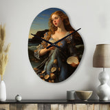 Masterpiece The Birth Of Venus I - Asymmetric Metal Wall Clock