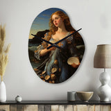 Masterpiece The Birth Of Venus I - Asymmetric Metal Wall Clock