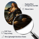 Masterpiece The Birth Of Venus I - Asymmetric Metal Wall Clock
