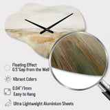 Meadow Grasslands Minimalism II - Asymmetric Metal Wall Clock