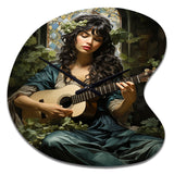 Music Celtic Melodies Emerald - Asymmetric Metal Wall Clock