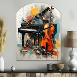 Music Dynamic Ballad Bold - Asymmetric Metal Wall Clock