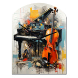Music Dynamic Ballad Bold - Asymmetric Metal Wall Clock