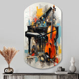 Music Dynamic Ballad Bold - Asymmetric Metal Wall Clock