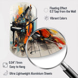 Music Dynamic Ballad Bold - Asymmetric Metal Wall Clock