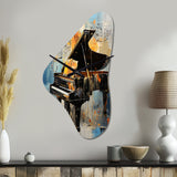 Music Expressive Verse Bold I - Asymmetric Metal Wall Clock