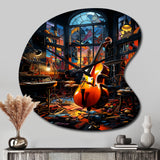 Music Jazz Fusion Vibrant - Asymmetric Metal Wall Clock