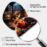 Music Jazz Fusion Vibrant - Asymmetric Metal Wall Clock