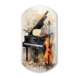 Music Melancholy Melodies Subdued - Asymmetric Metal Wall Clock