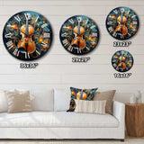 Music Symphonic Fusion Layers - Music Metal Wall Clock