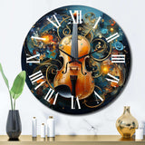 Music Symphonic Fusion Layers - Music Metal Wall Clock