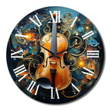 Music Symphonic Fusion Layers - Music Metal Wall Clock