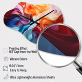 Opt Art Dynamic Chromatics - Asymmetric Metal Wall Clock