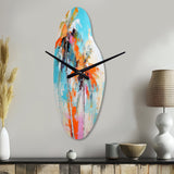 Palm Trees Palm VI - Asymmetric Metal Wall Clock