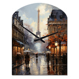 Eiffel Paris In 19 Century - Asymmetric Metal Wall Clock