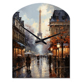 Eiffel Paris In 19 Century - Asymmetric Metal Wall Clock