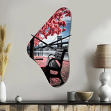 Pittsburgh Beautiful Cityscape - Asymmetric Metal Wall Clock