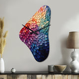 Colorful Forest Harmoney Forest II - Asymmetric Metal Wall Clock