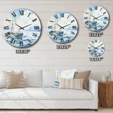 Seascapes Capture The Vastness I - Landscapes Metal Wall Clock