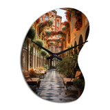 Spanish Hacienda - Asymmetric Metal Wall Clock