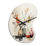 Still Life Arrange I - Asymmetric Metal Wall Clock