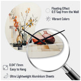 Still Life Arrange I - Asymmetric Metal Wall Clock