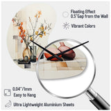 Still Life Arrange I - Asymmetric Metal Wall Clock