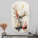 Still Life Arrange I - Asymmetric Metal Wall Clock